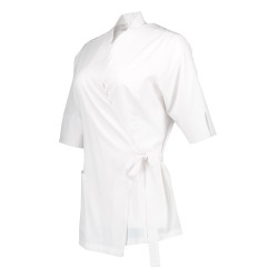 Tunique esthétique femme blanche