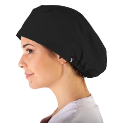 Calot médical noir
