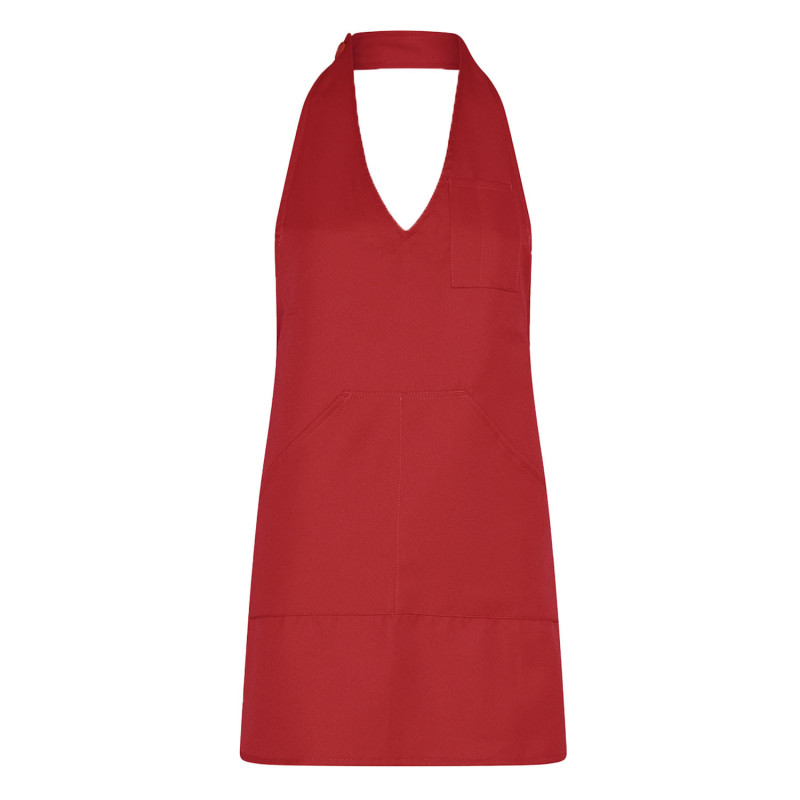 Tablier de service rouge