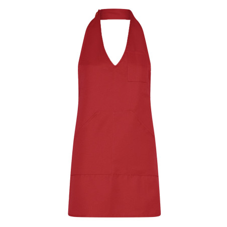 Tablier de service rouge