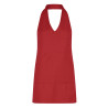 Tablier de service rouge