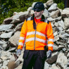 Softshell haute visibilité chantier