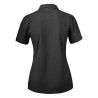 Polo extensible noir femme