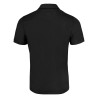 Polo noir manches courtes