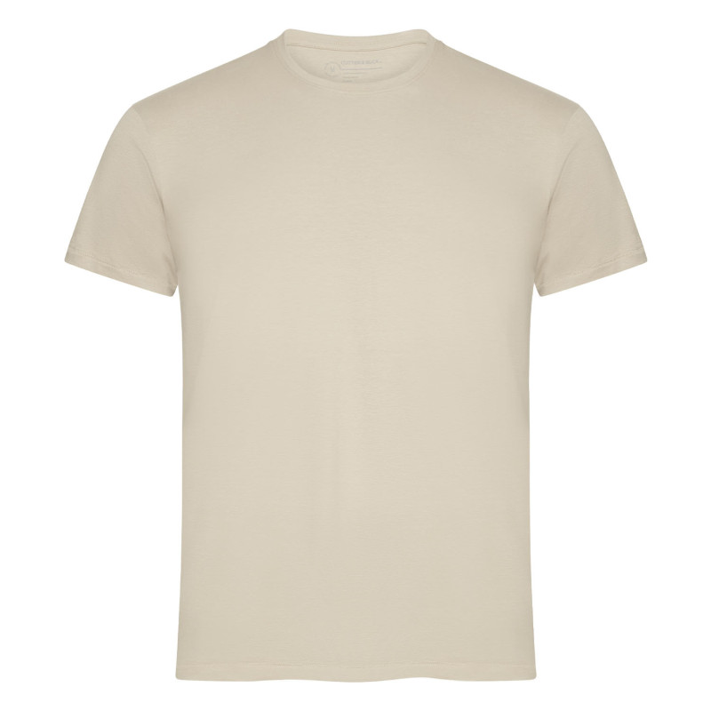 T shirt beige homme
