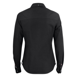 Chemise noire coton femme