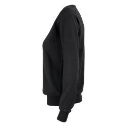 Pull doux noir femme