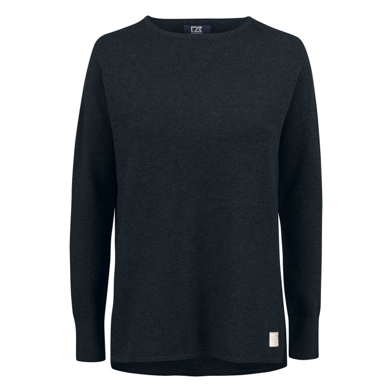 Pull noir femme
