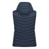 Gilet bleu femme 