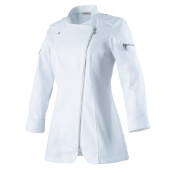 Veste de cuisine tendance pour femme de couleur blanche Robur ATTITUDES