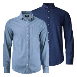 Chemise denim homme