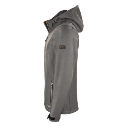 Softshell gris homme