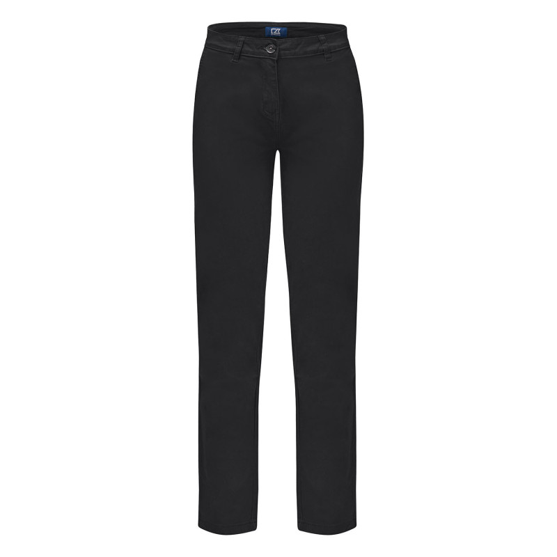 Chino noir femme