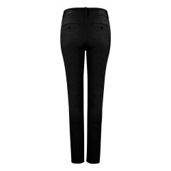 Chino noir stretch 