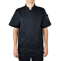 veste cuisinier noir