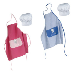 tablier cuisine enfant + toque