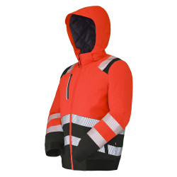 veste haute visibilité avec capuche