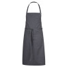 Tablier à bavette gris anthracite Robur Loti