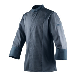 Veste de cuisine slim grise homme et femme Robur