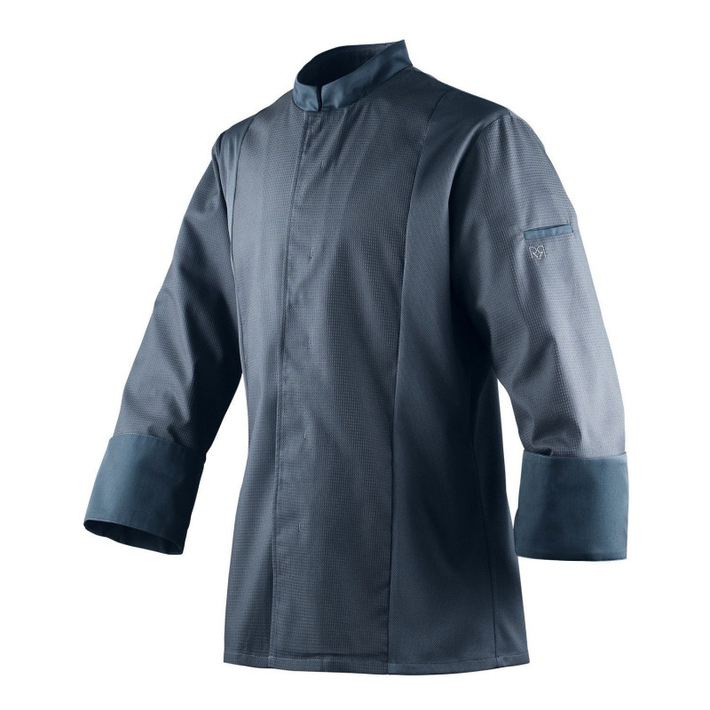 Veste de cuisine slim grise homme et femme Robur