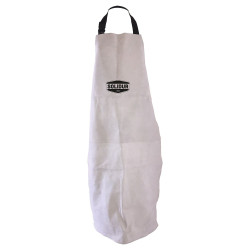 Tablier débroussaillage en cuir croûte