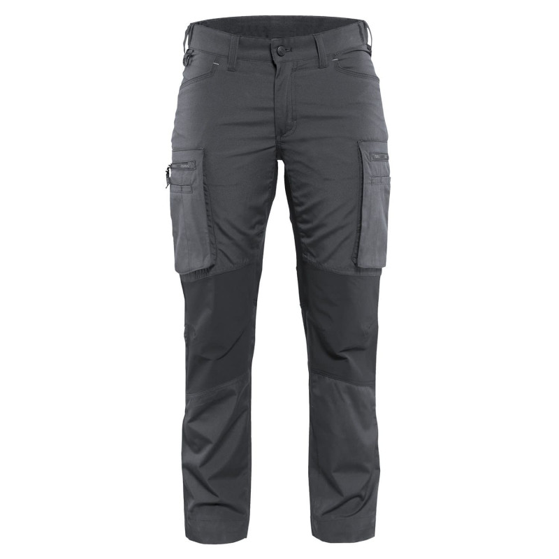 Pantalon travail femme gris