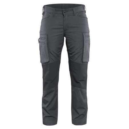 Pantalon travail femme gris