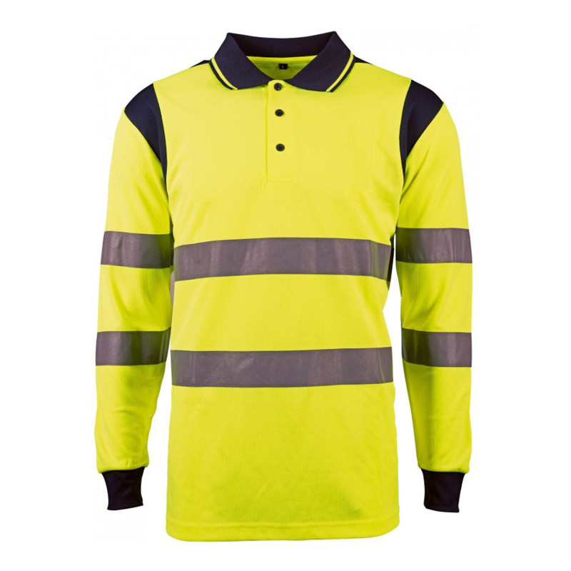 Polo jaune haute visibilité