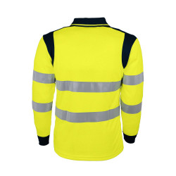 Polo jaune haute visibilité