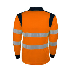 Polo haute visibilité orange