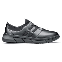 Chaussures de cuisine noires pour femme ultra légères et antidérapantes Shoes For Crews KARINA