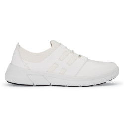 Chaussures de cuisine blanches pour femme ultra légères et antidérapantes Shoes For Crews KARINA