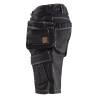 short travail multipoche