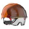 casque chantier lunette