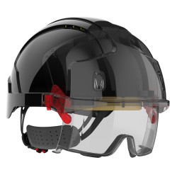 casque chantier noir