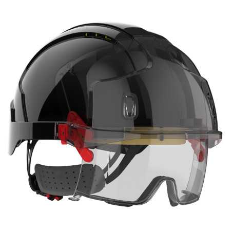 casque chantier noir