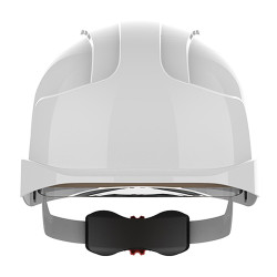 Casque protection chantier blanc