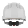 Casque protection chantier blanc