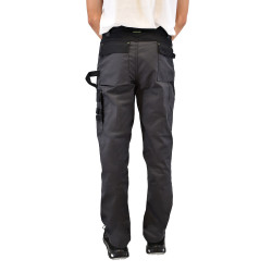 pantalon travail gris
