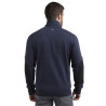 sweat zippé molleton bleu diadora 
