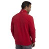 pull travail zippé rouge diadora