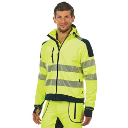 Veste haute visibilité jaune