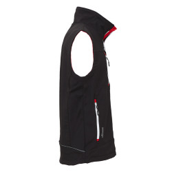 gilet travail noir homme