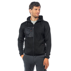 Sweat zippé travail