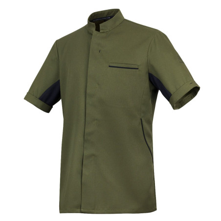 Veste de cuisine homme écologique olive