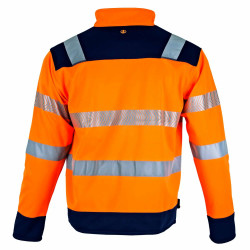 veste travail orange fluo