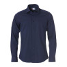 Chemise de service bleu marine pour homme