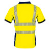 Polo travail jaune fluo