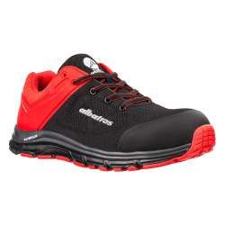 chaussure sécurité noir rouge