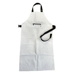 Tablier de protection débroussaillage en cuir croûte